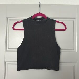 Black crop top